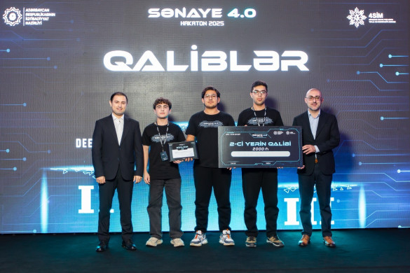 4SİM-in təşkilatçılığı ilə keçirilən “Sənaye 4.0: Hakaton 2025” yekunlaşıb