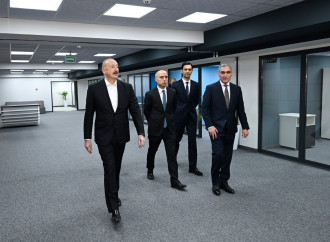 Prezident İlham Əliyev Qarabağ Universitetinin Biznes və iqtisadiyyat fakültəsinin binasının açılışında iştirak edib