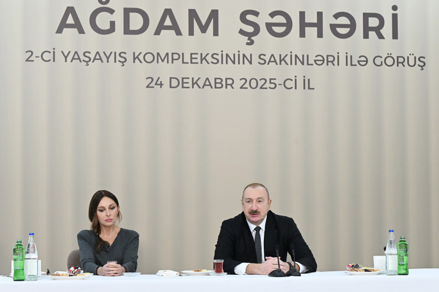 Prezident İlham Əliyev: İşğal dövründə Ağdam demək olar ki, urbisidə məruz qalmışdır