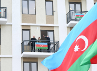 Prezident İlham Əliyev və Birinci xanım Mehriban Əliyeva Ağdamda 2-ci yaşayış kompleksinin açılışında iştirak edib və sakinlərlə görüşüblər