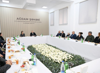 Prezident İlham Əliyev və Birinci xanım Mehriban Əliyeva Ağdamda 2-ci yaşayış kompleksinin açılışında iştirak edib və sakinlərlə görüşüblər