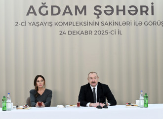Prezident İlham Əliyev və Birinci xanım Mehriban Əliyeva Ağdamda 2-ci yaşayış kompleksinin açılışında iştirak edib və sakinlərlə görüşüblər