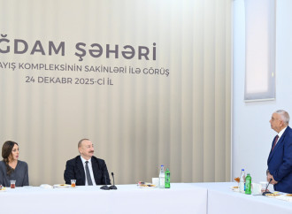 Prezident İlham Əliyev və Birinci xanım Mehriban Əliyeva Ağdamda 2-ci yaşayış kompleksinin açılışında iştirak edib və sakinlərlə görüşüblər