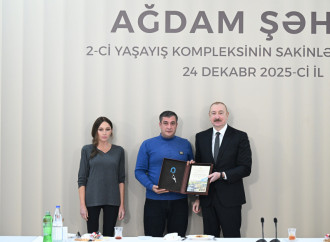 Prezident İlham Əliyev və Birinci xanım Mehriban Əliyeva Ağdamda 2-ci yaşayış kompleksinin açılışında iştirak edib və sakinlərlə görüşüblər