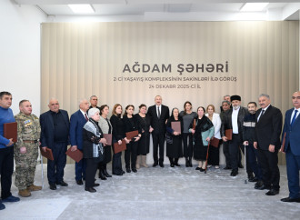 Prezident İlham Əliyev və Birinci xanım Mehriban Əliyeva Ağdamda 2-ci yaşayış kompleksinin açılışında iştirak edib və sakinlərlə görüşüblər