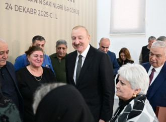 Prezident İlham Əliyev və Birinci xanım Mehriban Əliyeva Ağdamda 2-ci yaşayış kompleksinin açılışında iştirak edib və sakinlərlə görüşüblər