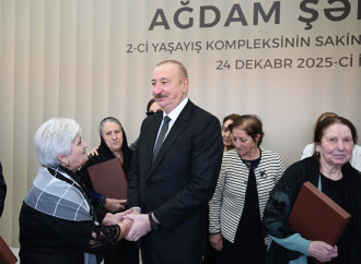 Prezident İlham Əliyev və Birinci xanım Mehriban Əliyeva Ağdamda 2-ci yaşayış kompleksinin açılışında iştirak edib və sakinlərlə görüşüblər