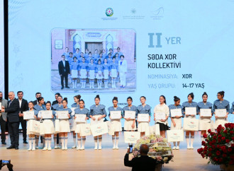 Leyla Əliyeva və Alena Əliyeva Uşaq İncəsənət Festivalının yekun mükafatlandırma mərasimində iştirak ediblər