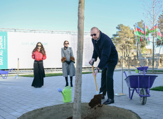 Prezident İlham Əliyev və Birinci xanım Mehriban Əliyeva “Bakı Ağ Şəhər”də olublar
