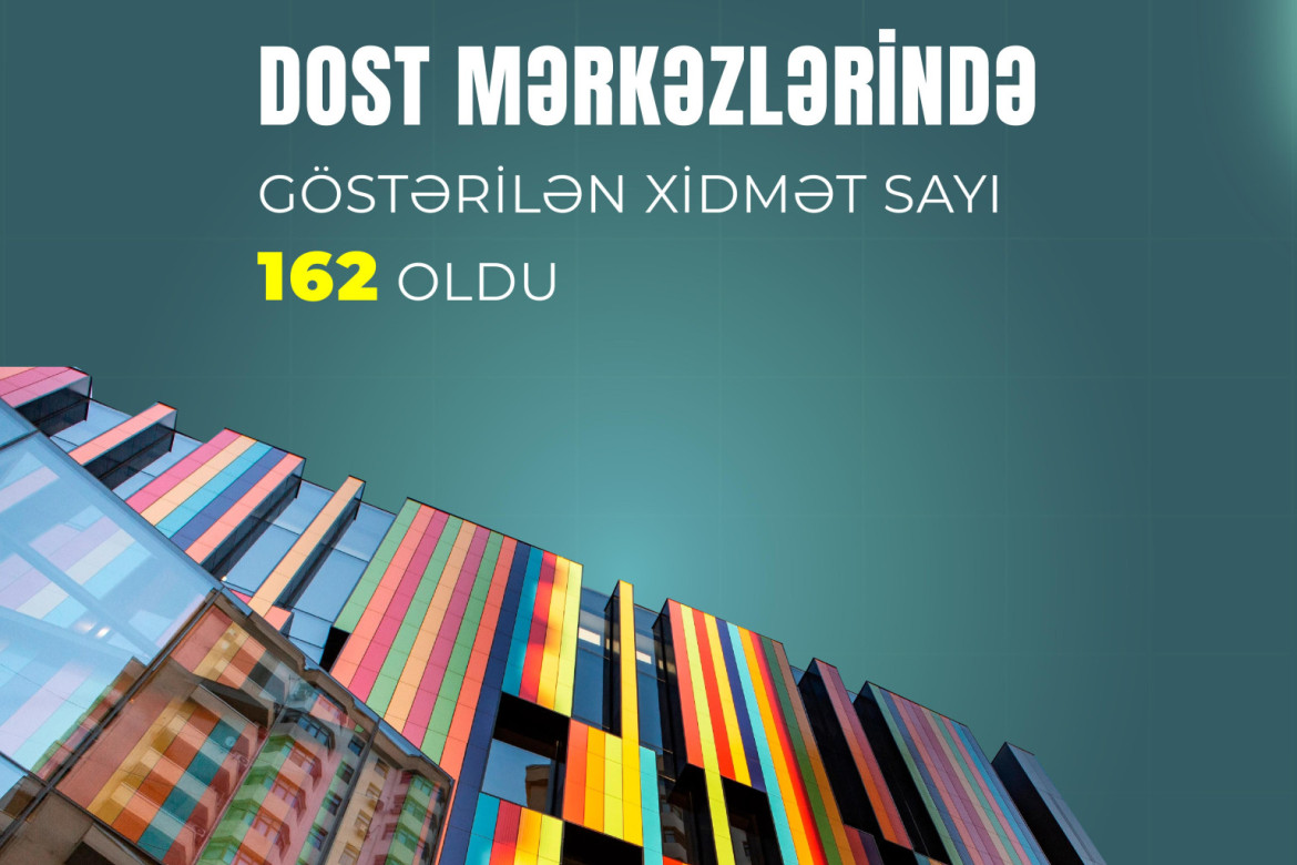 DOST mərkəzlərində göstərilən xidmətlərin sayı 162-yə çatdırılıb