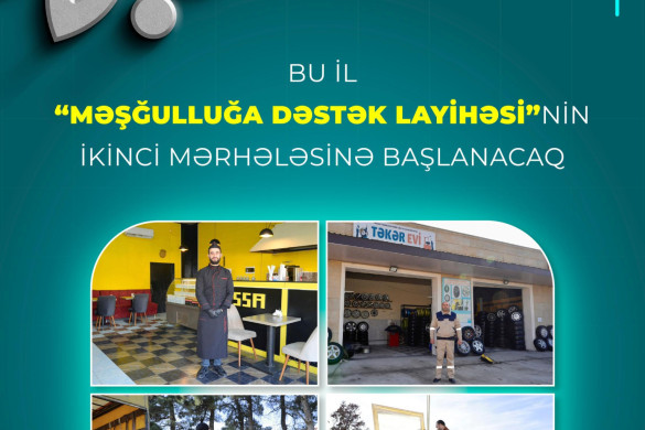 Bu il “Məşğulluğa Dəstək Layihəsi”nin ikinci mərhələsinə başlanacaq