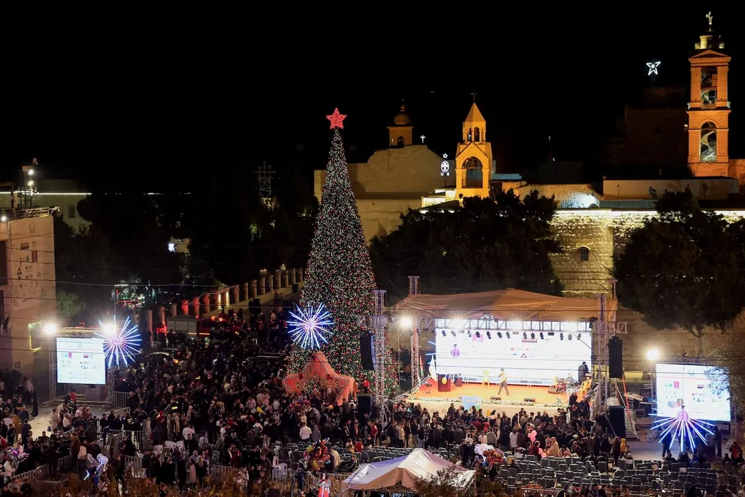 Fələstinli xristianlar İsrail işğalı şəraitində Miladı qeyd ediblər
