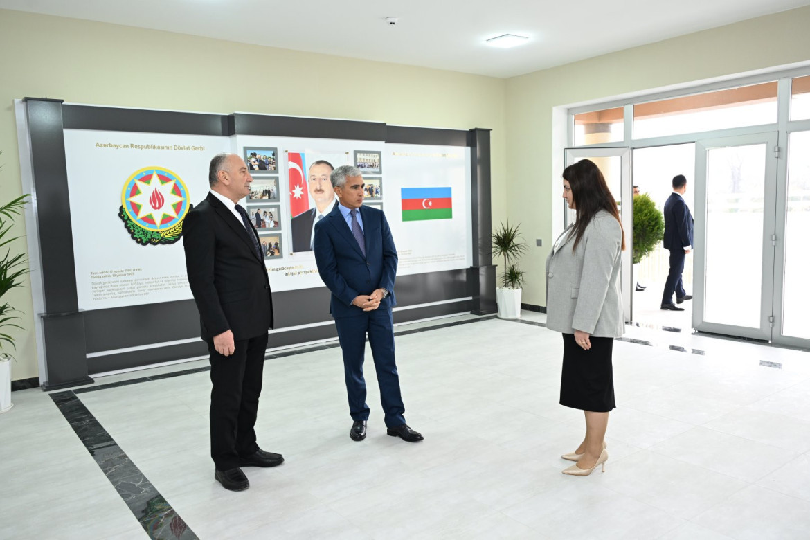 Ucarda Heydər Əliyev Fondunun təşəbbüsü ilə inşa olunan məktəb istifadəyə verilib