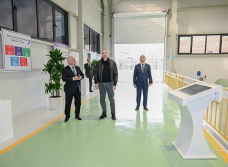 Prezident İlham Əliyev Ağdərə rayonunda “Qozlukörpü” Su Elektrik Stansiyasının açılışında iştirak edib