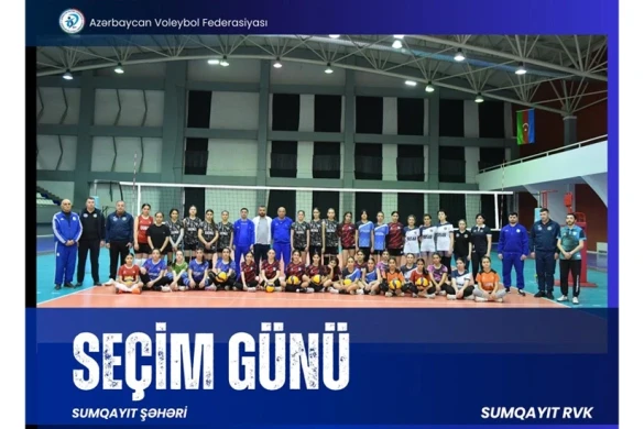 Azərbaycan Voleybol Federasiyası növbəti seçimlərini Sumqayıtda həyata keçirdi