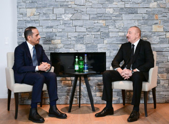 Prezident İlham Əliyev Davosda Qətərin Baş naziri və xarici işlər naziri ilə görüşüb