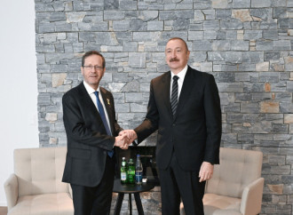 Prezident İlham Əliyev Davosda İsrail Dövlətinin Prezidenti ilə görüşüb