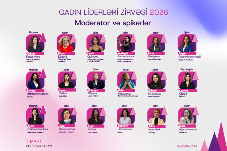 II Qadın Liderləri Zirvəsinin spikerləri bəlli oldu!