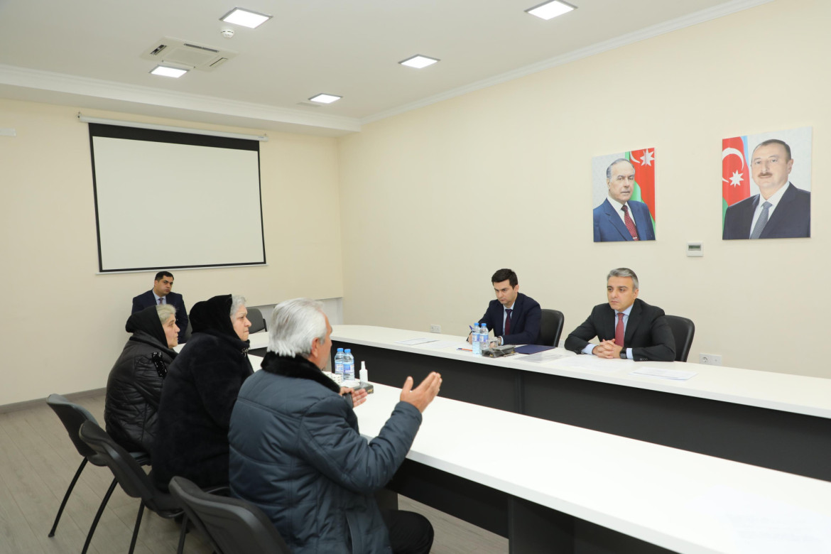 Nazir müavini Vüsal Nəsirli Naftalanda vətəndaşları qəbul edib