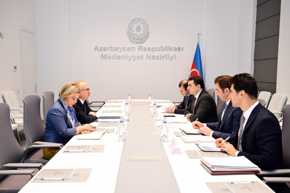 Mədəniyyət Nazirliyində Türkiyə səfiri ilə görüş olub