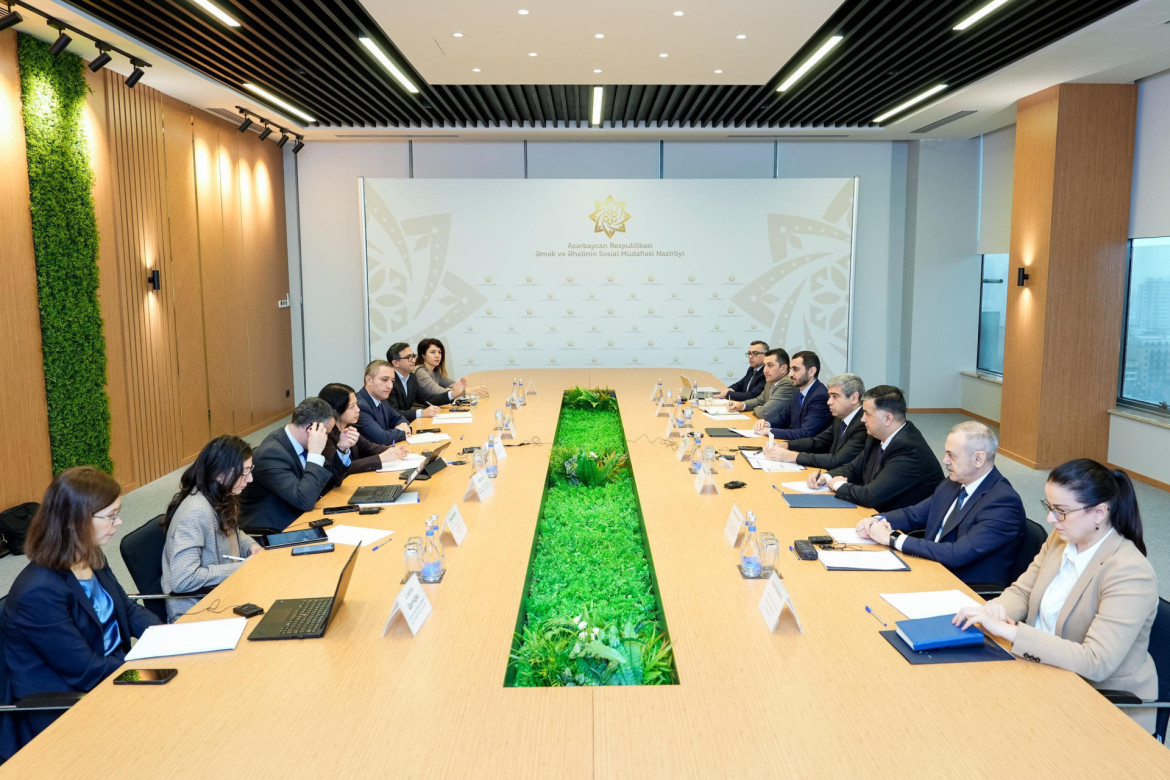 BVF missiyası ilə görüşdə pensiya islahatları və əmək bazarındakı yeniliklər müzakirə edilib