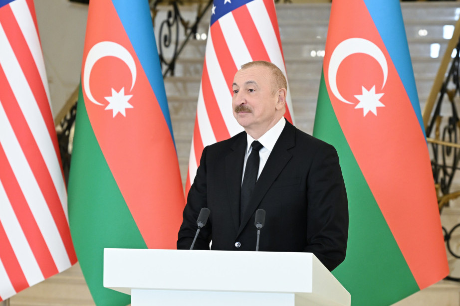 Prezident İlham Əliyev: Tramp-Vens administrasiyasının bizim regiondakı göstərdiyi səylərin ən vacib nəticələrindən biri TRIPP layihəsidir