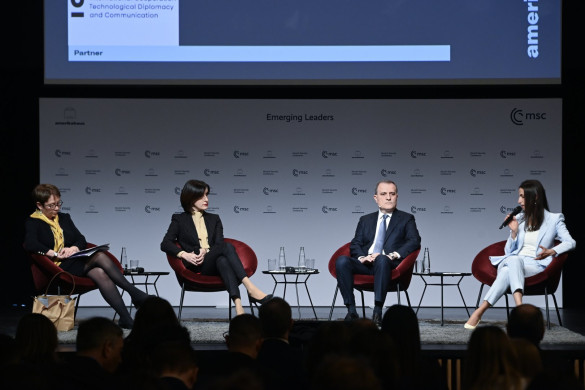 Ceyhun Bayramov Münxen Təhlükəsizlik Konfransı çərçivəsində panel müzakirələrində çıxış etdi