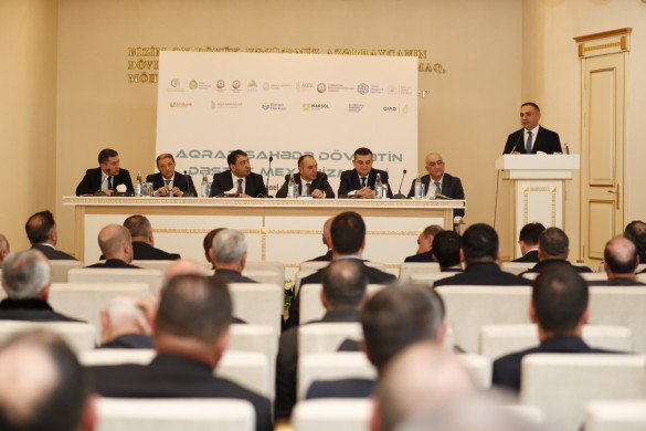 Quba rayonunda “Aqrar sahədə dövlətin dəstək mexanizmləri” mövzusunda panel müzakirəsi keçirilib