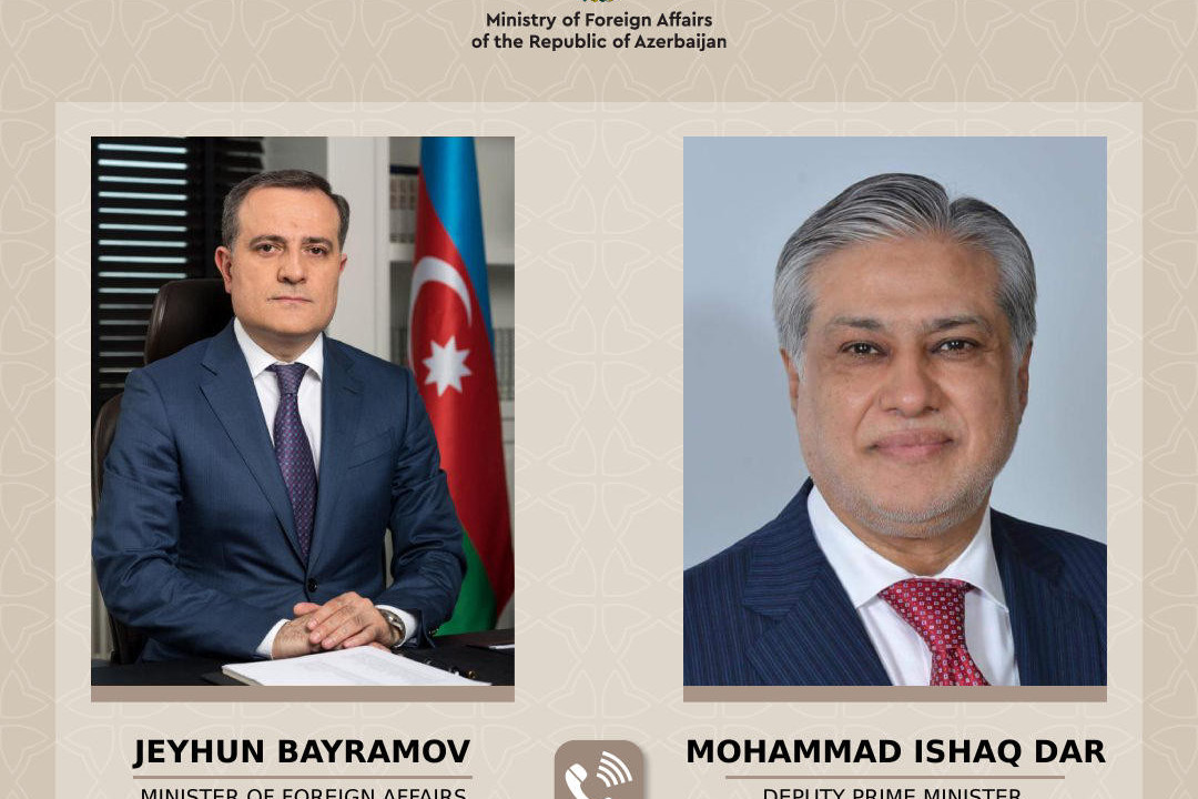 Azərbaycan və Pakistan XİN rəhbərləri regional və beynəlxalq təhlükəsizlik vəziyyəti müzakirə ediblər