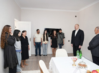 Prezident İlham Əliyev və Birinci xanım Mehriban Əliyeva Xocavənd kəndində görülmüş işlərlə tanış olublar