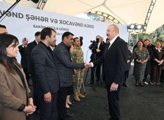 Prezident İlham Əliyev və Birinci xanım Mehriban Əliyeva Xocavənd şəhər və Xocavənd kənd sakinləri ilə görüşüblər