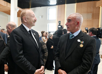 Prezident İlham Əliyev və Birinci xanım Mehriban Əliyeva Xocalı Soyqırımı Memorialının açılışında iştirak ediblər