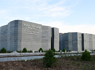 Prezident İlham Əliyev və Birinci xanım Mehriban Əliyeva Xocalı Soyqırımı Memorialının açılışında iştirak ediblər