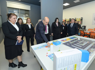 Emin Əmrullayev Ağdamda işğaldan azad olunmuş ərazilərdə çalışan müəllimlərlə görüşüb