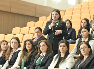 Emin Əmrullayev Ağdamda işğaldan azad olunmuş ərazilərdə çalışan müəllimlərlə görüşüb