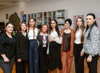 Leyla Əliyeva, Arzu Əliyeva və Alena Əliyeva “Yaşama Dəstək” Mərkəzində olublar