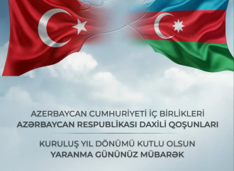 Türkiyədən Azərbaycan Daxili Qoşunlarına təbrik mesajı