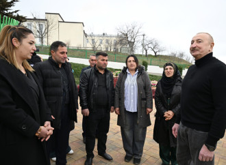 Prezident İlham Əliyev və Birinci xanım Mehriban Əliyeva Xanooba kənd sakinləri ilə səmimi söhbət etdi
