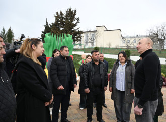Prezident İlham Əliyev və Birinci xanım Mehriban Əliyeva Xanooba kənd sakinləri ilə səmimi söhbət etdi