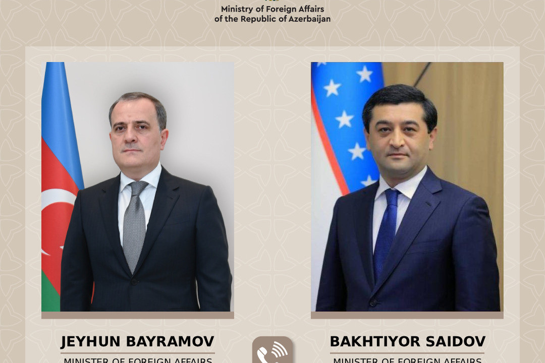 Azərbaycan və Özbəkistan XİN rəhbərləri regional təhlükəsizliyi müzakirə ediblər
