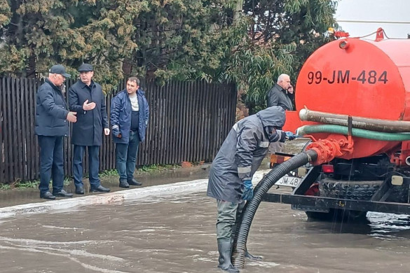 Yağışın fəsadlarının aradan qaldırılması istiqamətində iş aparılır