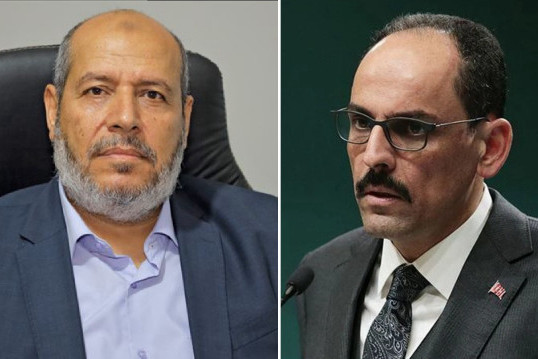 MİT rəhbəri İbrahim Kalın HƏMAS nümayəndə heyəti ilə görüşüb
