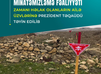 Həlak olan minatəmizləyənlərin ailələrinə Prezident təqaüdü təyin edilib