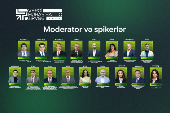 Sabah Bakıda IV Vergi və Mühasibatlıq Zirvəsi keçiriləcək