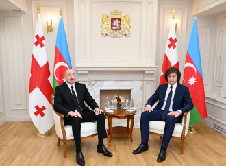 Prezident İlham Əliyevin Gürcüstanın Baş naziri İrakli Kobaxidze ilə təkbətək görüşü olub