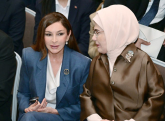 Prezident İlham Əliyev və Birinci xanım Mehriban Əliyeva Antalyada Diplomatiya Forumunun açılış mərasimində iştirak ediblər