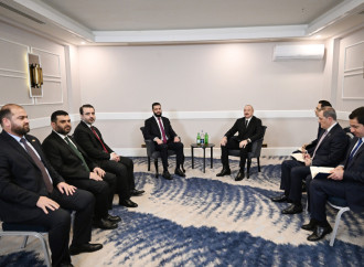 Prezident İlham Əliyevin Antalyada Suriyanın keçid dövrü Prezidenti ilə görüşü olub