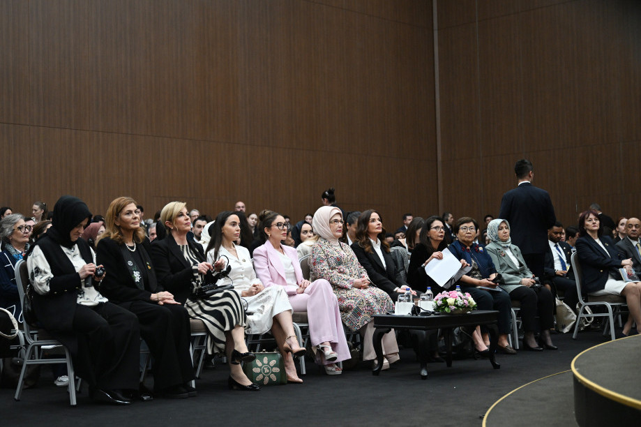Birinci xanım Mehriban Əliyeva Antalyada “Fələstində sülh naminə birləşərək: Təhsil sisteminin məhv edilməsi ilə mübarizə və gələcəyin qorunması” adlı paneldə iştirak edib