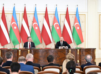 Prezident İlham Əliyev və Latviya Prezidenti Edqars Rinkeviçs mətbuata bəyanatlarla çıxış ediblər