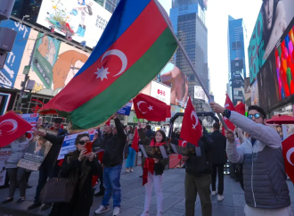 Nyu-Yorkda Türkiyə icması etiraz aksiyası keçirib